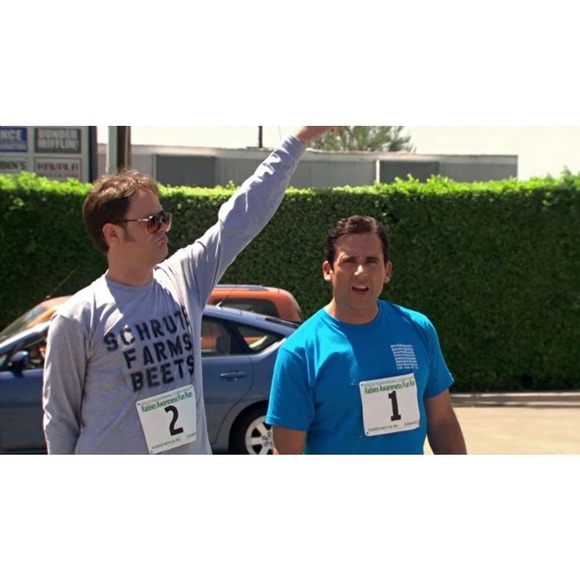 SCHRUTE’S FARMS BEETS Grey Unisex Longsleeve - Picture 2 of 4